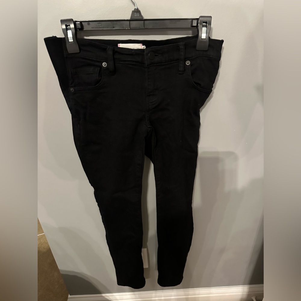Hatch 25 Black Maternity Skinny Jeans